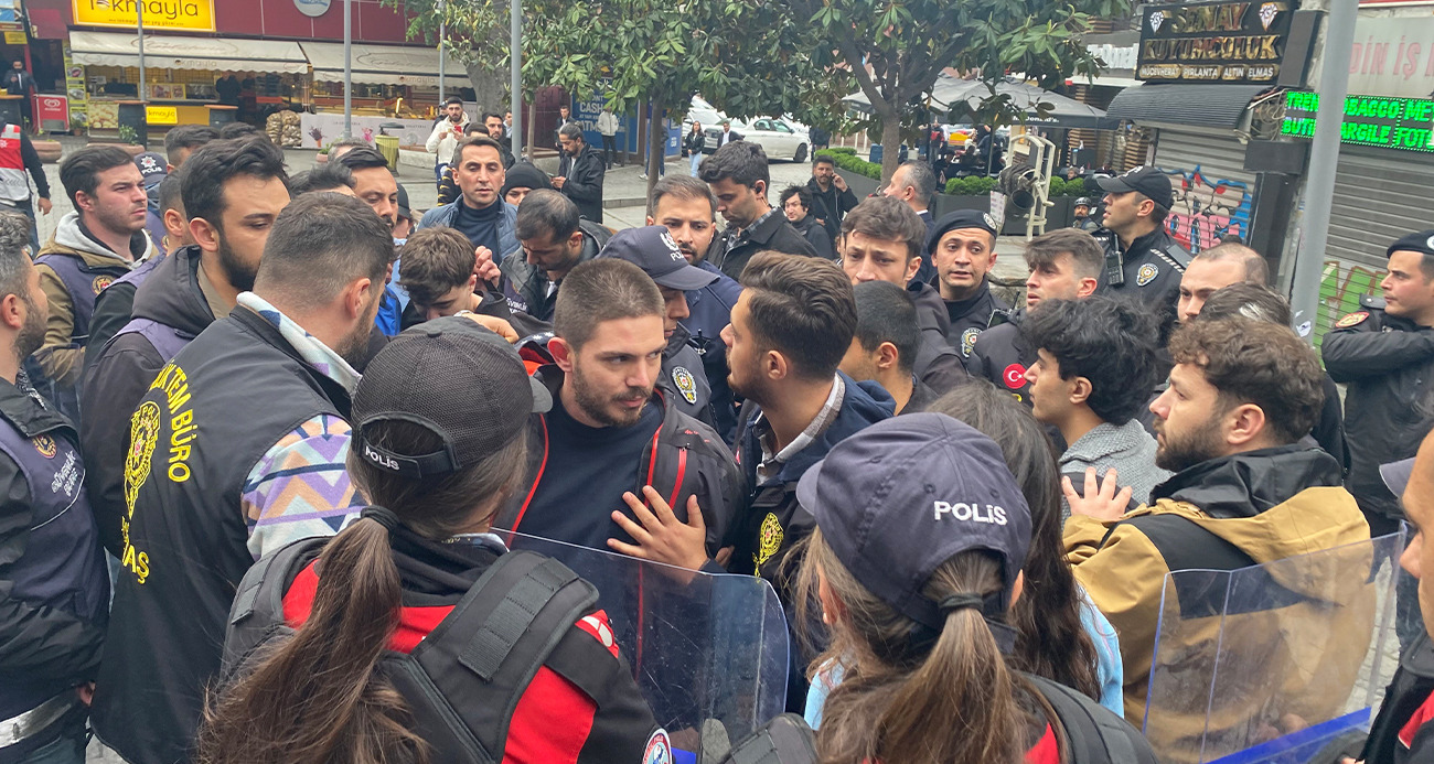 Beşiktaşta eylem yapmak isteyen 6 kişi gözaltına alındı