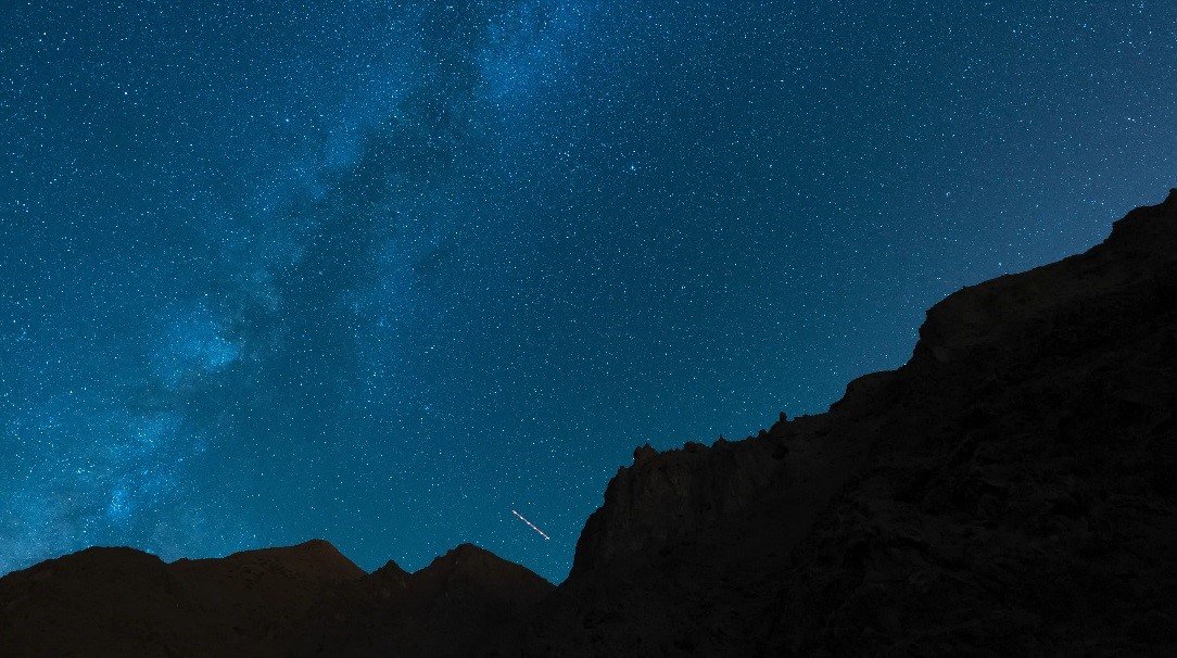 Erzincanda yıldızların muhteşem görsel şöleni mest etti