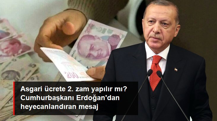 Cumhurbaşkanı Erdoğan'dan üstü kapalı asgari ücrete zam mesajı