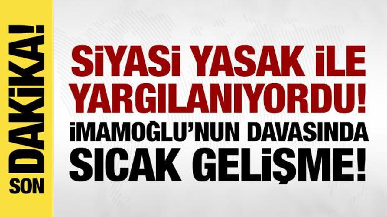 Ekrem İmamoğlu'nun 'bilirkişi' davası ertelendi!