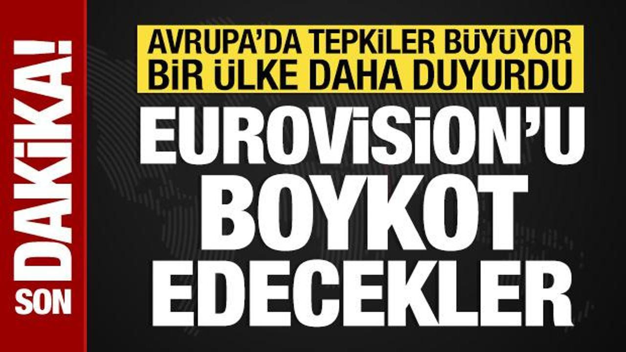 İzlanda'dan Eurovision'u boykot kararı