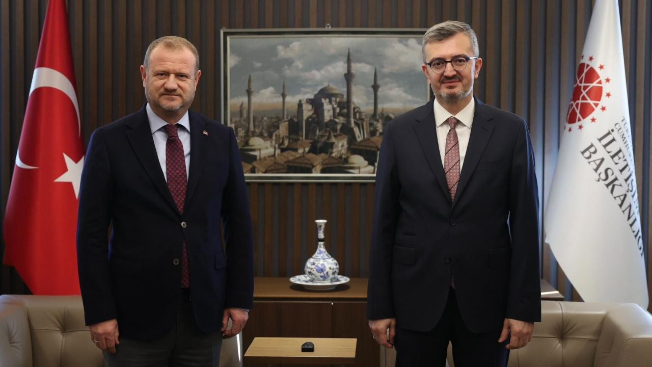 RTÜK Başkanı Daniş'ten İletişim Başkanı Duran'a ziyaret